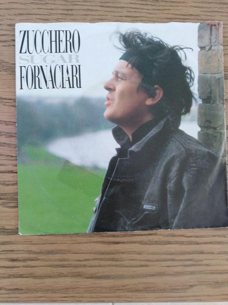 ZUCCHERO FORNACIARI: "Senza una Donna" (+ ITALIAANS SET!), Cd's en Dvd's, Vinyl Singles, Zo goed als nieuw, Single, Pop, 7 inch