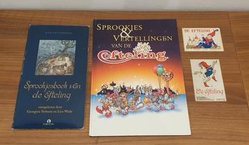 Efteling 4cd's, Sprookjes en Vertellingen + 2 oude stickers beschikbaar voor biedingen
