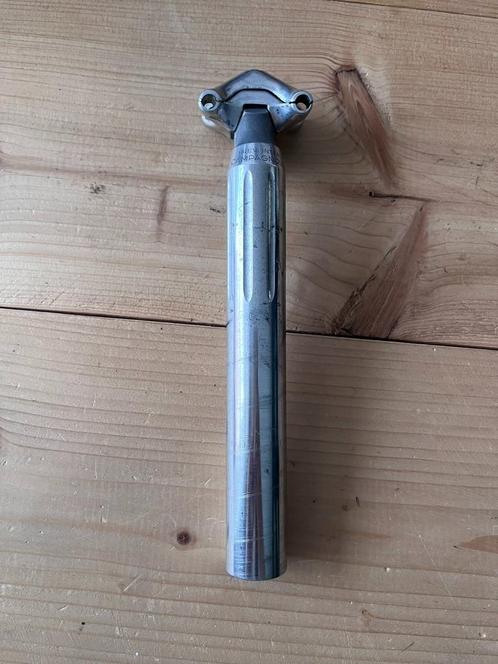 Campagnolo Super Record zadelpen 27,2, Fietsen en Brommers, Fietsonderdelen, Gebruikt, Racefiets, Zadel, Ophalen