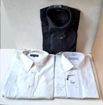 Chemises de soirée cravate blanche ou noire 3 pièces vintage, Antiquités & Art, Hommes, Enlèvement ou Envoi