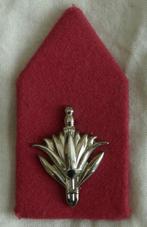 Kraagspiegel /Embleem DT63 Korps Militaire Administratie.(2), Collections, Emblème ou Badge, Armée de terre, Enlèvement ou Envoi