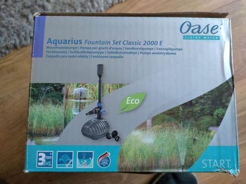 Oase Aquarius Fountain Set Classic 2000 E NIEUW IN DOOS, Tuin en Terras, Vijver-toebehoren, Nieuw, Vijverpomp, Ophalen of Verzenden