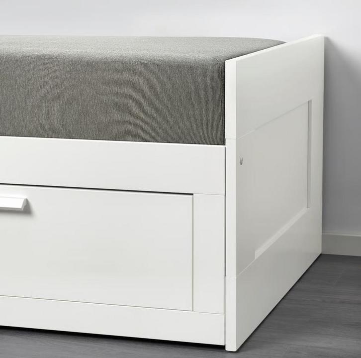 Grong coverhoes voor slaapbank IKEA, Huis en Inrichting, Slaapkamer | Slaapbanken, 80 cm, 200 cm, Eenpersoons, Grijs, Ophalen of Verzenden