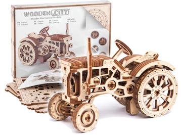 3D Houten Puzzel Tractor - DIY Wood Builds - Model Bouw beschikbaar voor biedingen