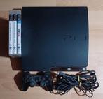 Console Sony PlayStation 3 Slim 120gb, Enlèvement ou Envoi, Avec 1 manette, Avec jeux, Slim