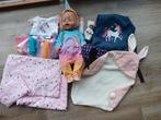 Babypop die kan plassen met accessoires van zapf creation, Kinderen en Baby's, Speelgoed | Poppen, Ophalen, Gebruikt, Babypop