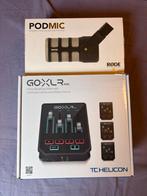 Goxlr mini + rode podmic + xlr cable, Ophalen of Verzenden, Nieuw