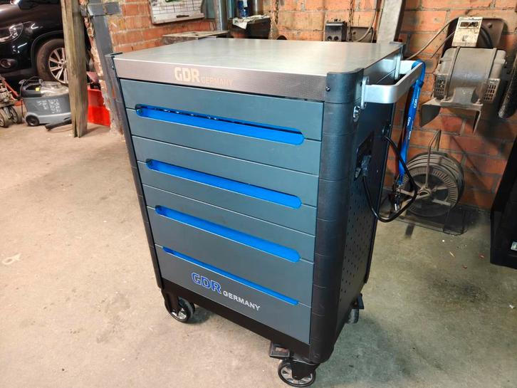 Gereedschapswagen gdr 7 laden gevuld vol gereedschap, Doe-het-zelf en Bouw, Gereedschapskisten, Zo goed als nieuw, Gevuld, Ophalen of Verzenden