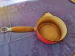 Poêlon rouge Le Creuset, Casserole, Bidon ou Boîte, Enlèvement, Utilisé, Plaque céramique