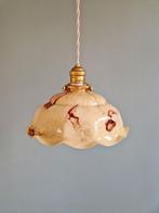 Art Deco hanglamp in gemarmerd opaline, Scilmont, 1920-30, Antiek en Kunst, Ophalen of Verzenden