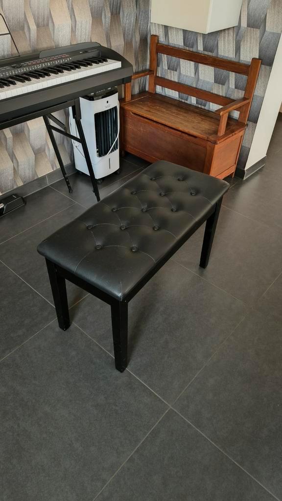 Bank van innox voor piano/keyboard (niet verstelbaar), Hobby en Vrije tijd, Overige Hobby en Vrije tijd, Zo goed als nieuw, Ophalen