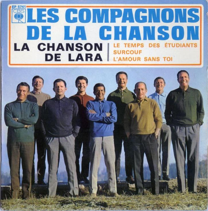 Les Compagnons De La Chanson ‎– La Chanson De Lara -Ep Nieuw, Cd's en Dvd's, Vinyl | Pop, Zo goed als nieuw, 1960 tot 1980, Overige formaten