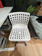 Chaise de bureau IKEA, Bureaustoel, Wit, Zo goed als nieuw