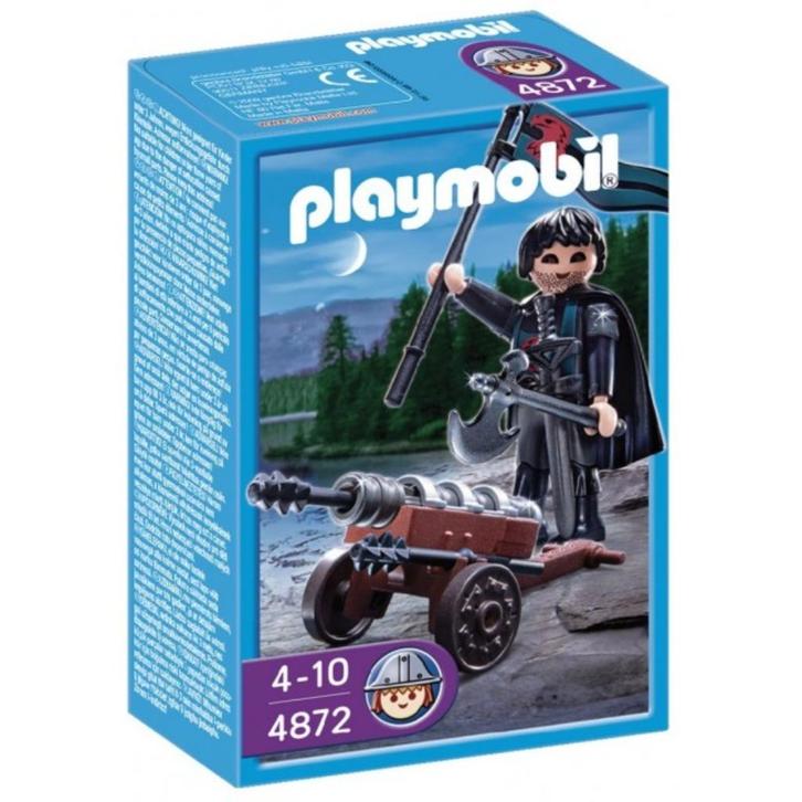 Playmobil Kanonnier van de Valkenridders – Set 4872:, Kinderen en Baby's, Speelgoed | Playmobil, Zo goed als nieuw, Complete set