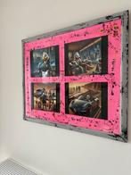 Street Art schilderij – Duck Business Life (pop-art stijl), Ophalen, Zo goed als nieuw, Schilderij