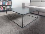 Salontafel in zwart staal, Ophalen, Gebruikt, Vierkant, 50 tot 100 cm