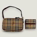 Originele Burberry tas en portemonnee set, Handtassen en Accessoires, Tassen | Damestassen, Ophalen of Verzenden, Gebruikt, Bruin