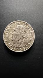 2 Reichsmark Martin Luther 1933 ZILVER, Ophalen, Zilver