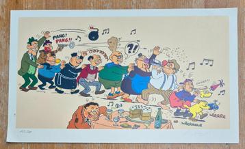 Urbanus gesigneerde prent 300 ex Willy Linthout beschikbaar voor biedingen