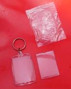 Blanco/lege sleutelhanger voor 2 persoonlijke foto's, Enlèvement ou Envoi, Neuf