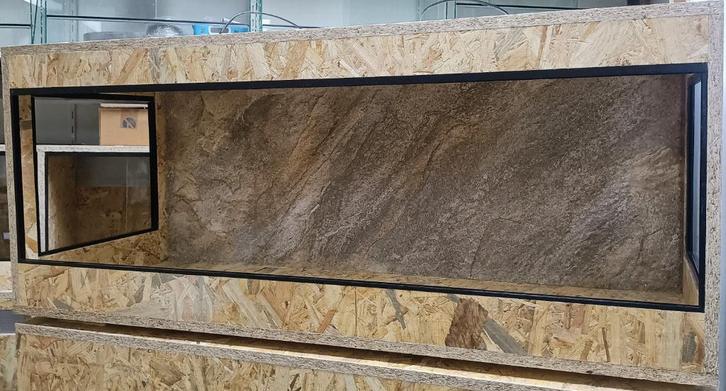 nieuw osb3 terrarium 120x50x50 met zij ramen en achterwand, Dieren en Toebehoren, Reptielen en Amfibieën | Toebehoren, Nieuw, Ophalen of Verzenden