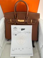Authentieke Hermes Birkin 25 Gold Togo GHW, Verzenden, Zo goed als nieuw