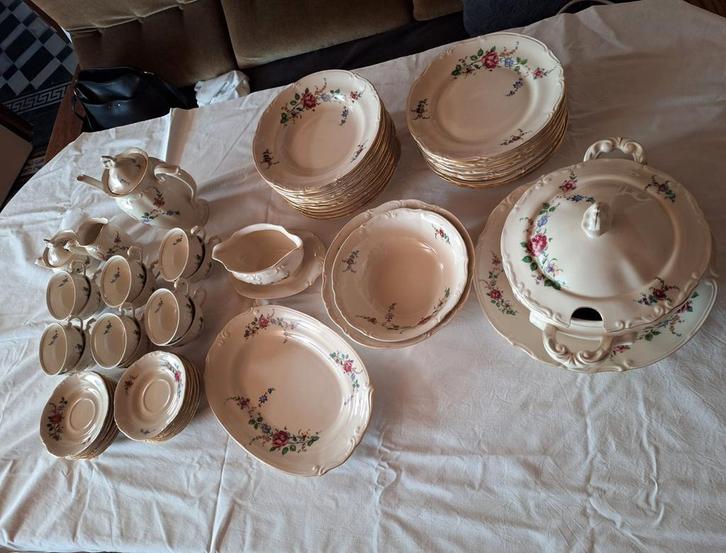 vintage eet en koffieservies, Antiek en Kunst, Antiek | Servies compleet, Ophalen