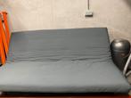 Slaapzetel grijs met lattenbodem, Enlèvement, Comme neuf, Gris