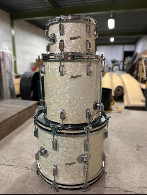 Vintage drum Rogers 1965, Muziek en Instrumenten, Drumstellen en Slagwerk, Gebruikt, Ludwig, Ophalen