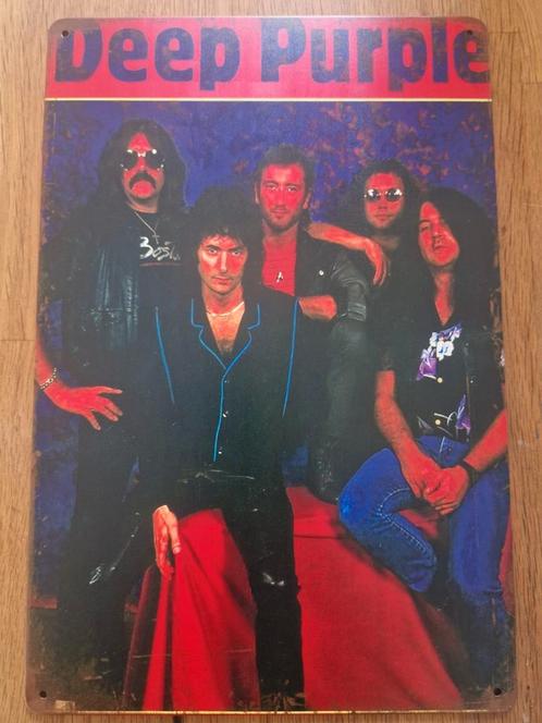 Metalen wandplaat Deep Purple, Verzamelen, Merken en Reclamevoorwerpen, Nieuw, Ophalen of Verzenden