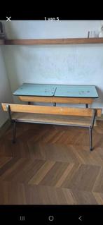 Schoolbank, Huis en Inrichting, Ophalen, Gebruikt, Bureau