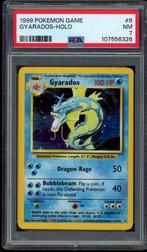 Gyarados Holo PSA 7 - 6/102 - Base Set 1999, Hobby en Vrije tijd, Verzenden, Zo goed als nieuw, Losse kaart, Foil