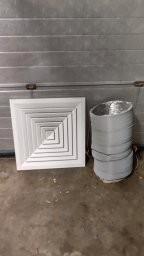 industrie des grilles et tuyaux de ventilation, Enlèvement, Utilisé