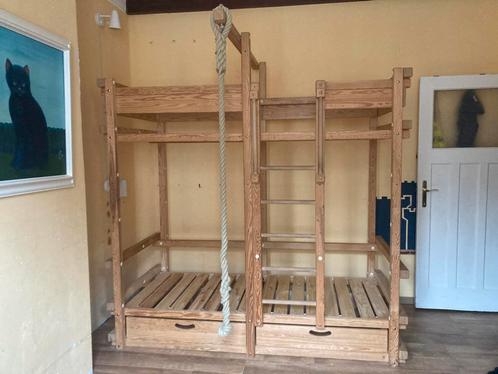 WOODLAND grenen stapelbed, Kinderen en Baby's, Kinderkamer | Stapelbedden en Hoogslapers, Gebruikt, Stapelbed, Ophalen