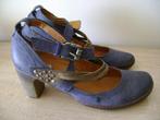 AIRSTEP - blauwe pumps - leder - 41 - goede staat, Pumps, Blauw, Airstep, Ophalen of Verzenden