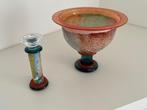 Kosta Boda (vase + bougeoir), Antiquités & Art, Enlèvement