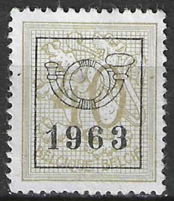 Belgie 1963 - OBP 742pre - Opdruk F - 40 c. (ZG) beschikbaar voor biedingen