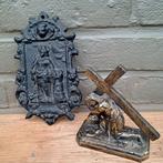 Mooie set van 2 oude,religieuze devotie objecten, Ophalen of Verzenden