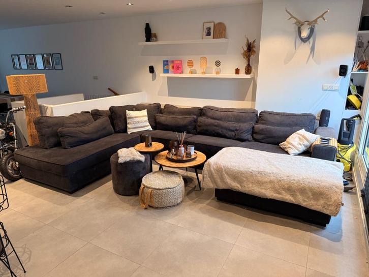 Grote (U-vormige) zetel met nog 2 jaar garantie!, Huis en Inrichting, Zetels | Zetels, Zo goed als nieuw, Hoekbank, Vierpersoons of meer