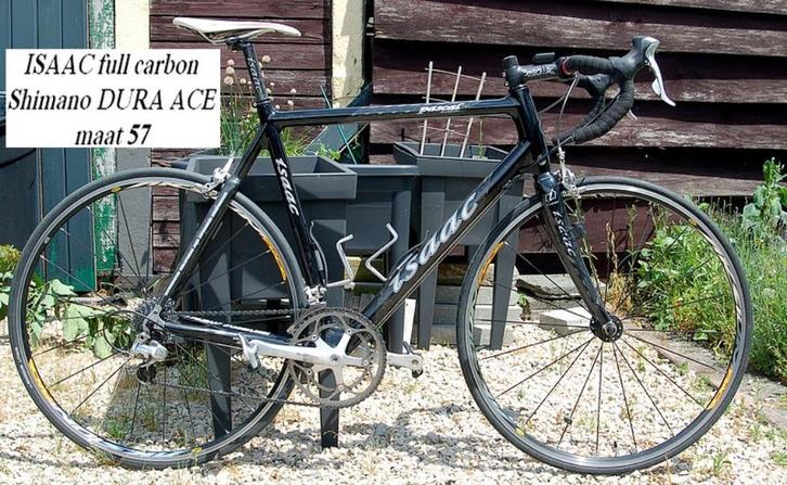 Carbon ISAAC Pascal, Shimano DURA ACE, m. 57., Sport en Fitness, Wielrennen, Ophalen