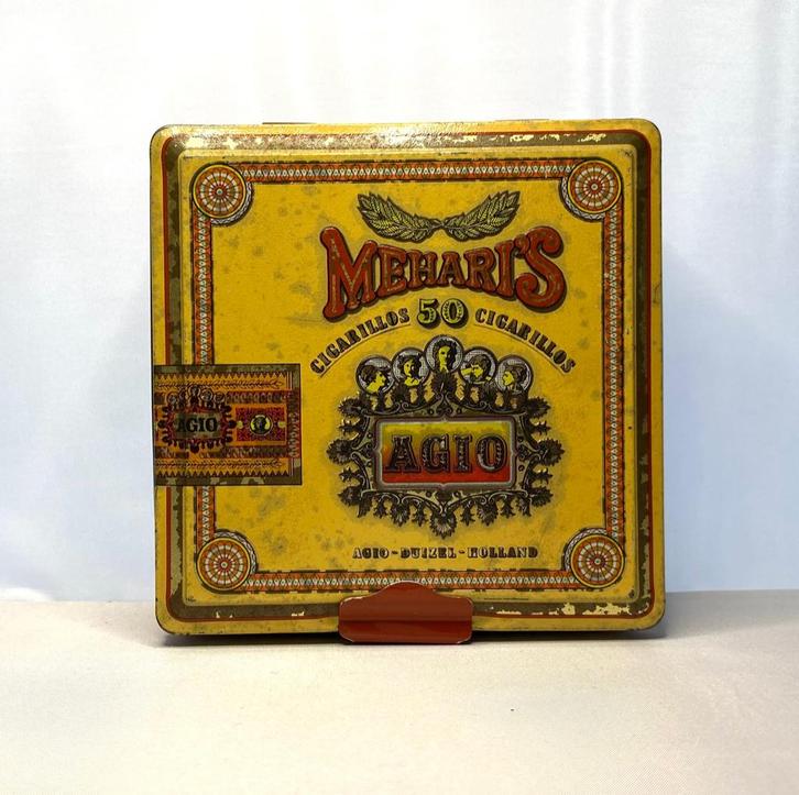 blikken sigaretten doos Agio Mehari’s Cigarillos Especial, Collections, Boîte en métal, Enlèvement ou Envoi