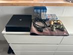 PlayStation 4 PRO met 2 controllers + spullen, Ophalen, Zo goed als nieuw, Met 2 controllers, Pro