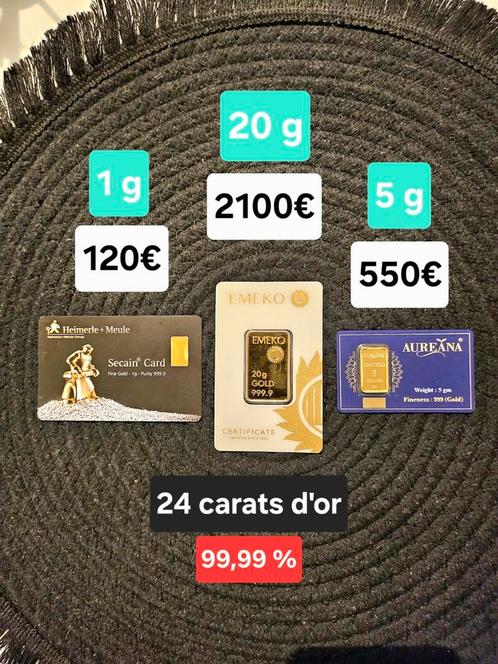 24-karaats goudbaar, Postzegels en Munten, Edelmetalen en Baren, Goud, Ophalen