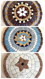 Mosaïques Mandala, faits à la main. Chaque pièce est unique!, Enlèvement ou Envoi, Comme neuf, Autre
