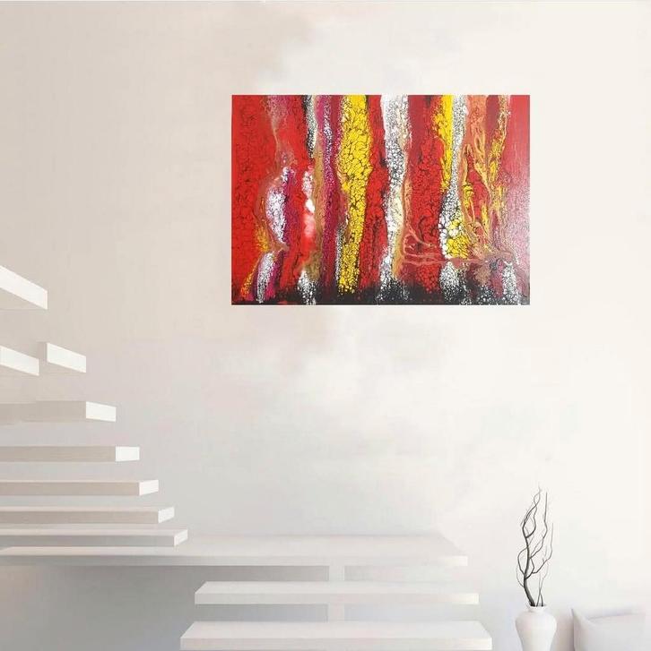 Love yourself frist, Antiek en Kunst, Kunst | Schilderijen | Abstract, Ophalen