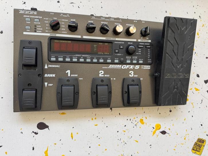 Zoom GFX-5 GUITAR EFFECTS PROCESSOR, Muziek en Instrumenten, Effecten, Gebruikt, Chorus, Multi-effect, Ophalen of Verzenden