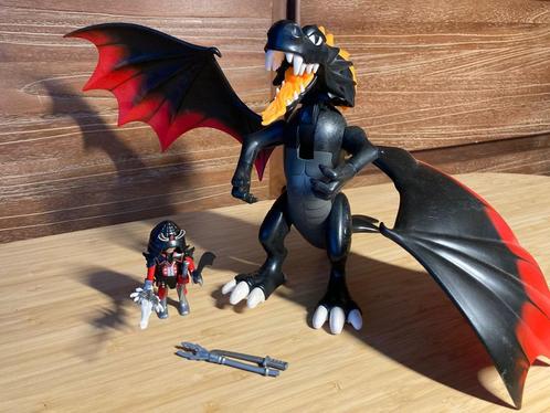 5482 Zwarte draak Playmobil, Kinderen en Baby's, Speelgoed | Playmobil, Gebruikt, Complete set, Ophalen of Verzenden