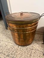 Ancien cuiseur vapeur en cuivre, objet de collection vintage, Ophalen, Koper