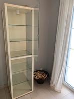 Glazen kast, Huis en Inrichting, Kasten | Vitrinekasten, Ophalen, Zo goed als nieuw, Glas