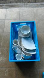 Gratis af te halen borden/tassen, Huis en Inrichting, Ophalen, Gebruikt, Porselein, Effen